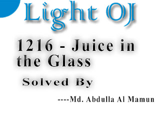 1216 - Juice in the Glass