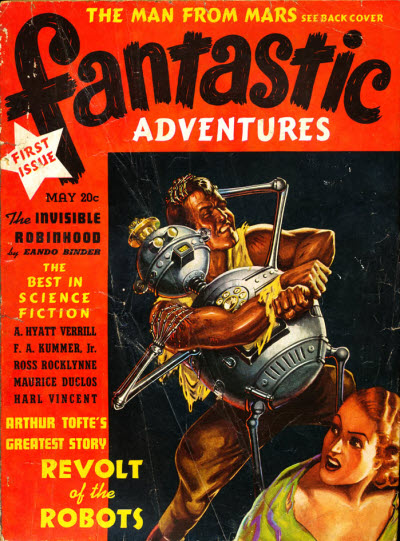 Portadas de la revista Fantastic Adventures