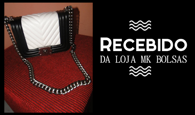 Recebido da loja MK Bolsas 