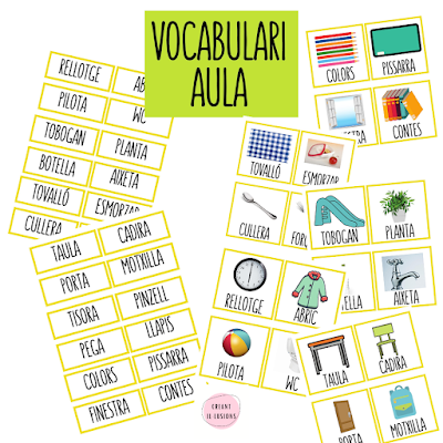 vocabulari aula infantil