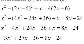 Matematik Tambahan: Persamaan Serentak