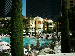 The pool at the Belagio