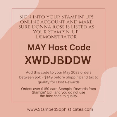 Stampin' Up! May 2023 Host Code