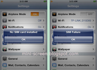 Gevey Untethered Unlock iPhone 4's iOS 4.3.5: No SIM Installed Failure