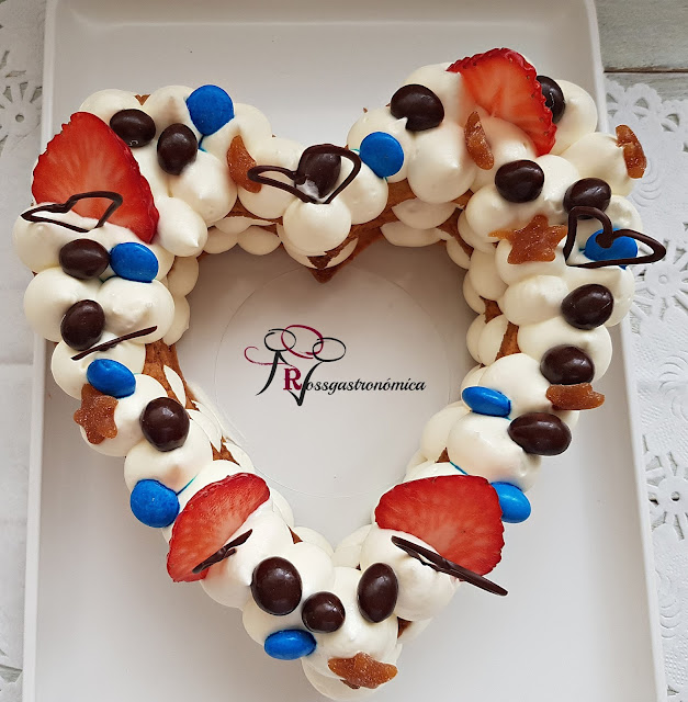 Tarta con corazón