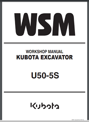 Excavator Kubota U50-5S Workshop Manual