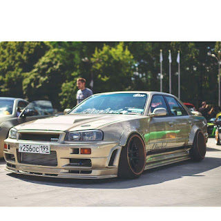 Widebody Nissan Skyline R34 Sedan