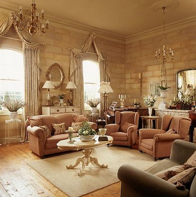 Design Living Room Furniture on Traditional Design Is Comfortable And Classic  Featuring Furnishings