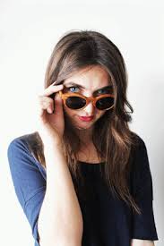 Wood frame sunglasses