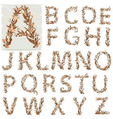 Autumn Alphabet Letters4