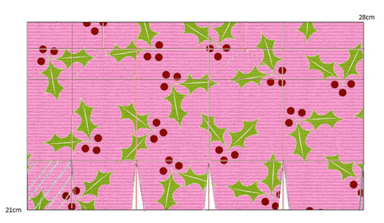 Christmas in Pink: Free Printable Boxes.