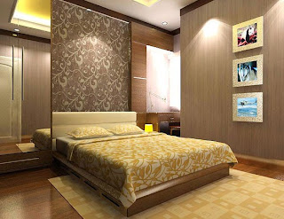 Elegant Minimalist Bedroom Design Color Brown