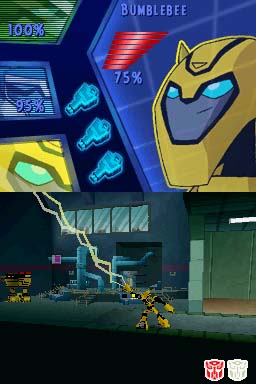 bumblebee in ds transformers animated the game