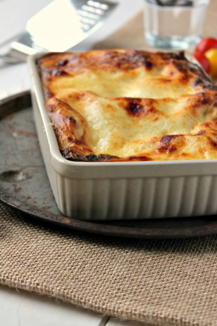 Pork, Spinach and Mushroom Lasagne