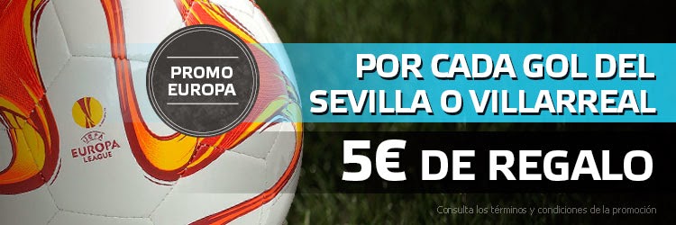 suertia bono 50 euros Sevilla vs Villareal europa league 19 marzo