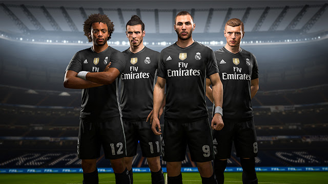  for your dream team in Dream League Soccer  Baru!!! EA SPORTS FIFA 18 x adidas Digital 4th Kits (Real Madrid, Bayern Munich, Manchester United, Juventus)