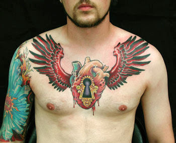 Winged Heart Tattoo