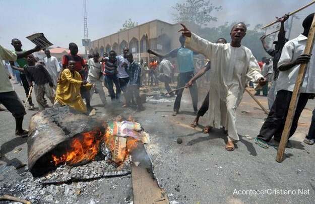 Protestas violentas en Nigeria