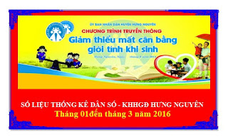 BÁO CÁO DÂN SỐ - KẾ HOẠCH HOÁ GIA ĐÌNH TỪ THÁNG 01 ĐẾN THÁNG 3 NĂM  2016