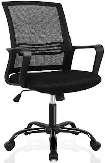 Swivel Lumbar Support Desk Task Chair Modern Ergonomic Desk Chair for office