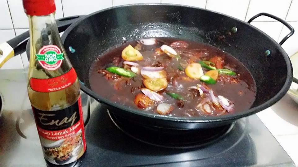 Sajian Dapur Bonda: Lets Cook with Kicap ENAQ, Ayam Masak 