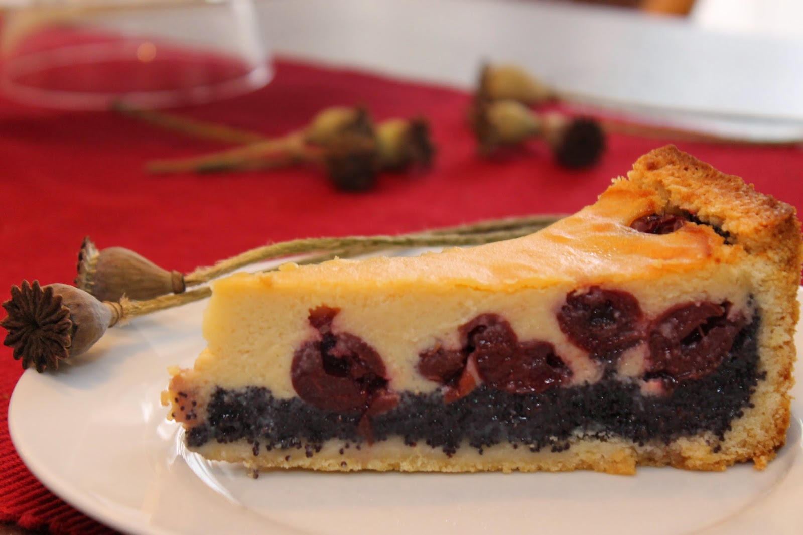 quarkkuchen mit kirschen - Sahniger Quarkkuchen mit Kirschen Rezept 