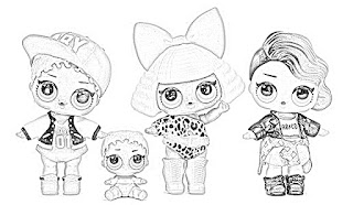 LOL Surprise! dolls coloring pages coloring.filminspector.com