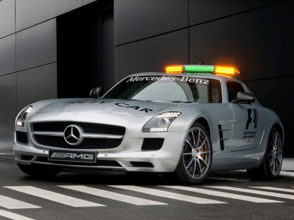 MercedesBenz SLS AMG F1 Safety Car debuted at the new Formula1 season in 