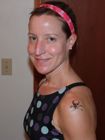 No, that's not a real tattoo!