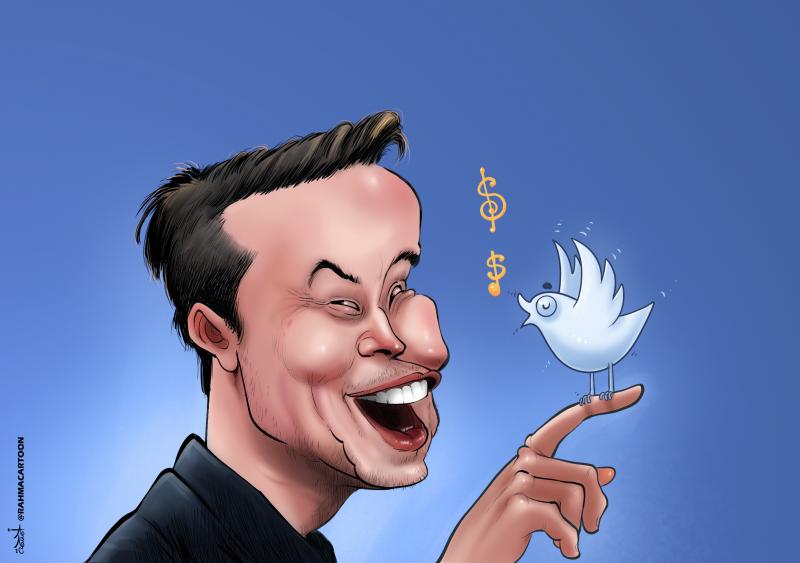 Elon Musk　Cartoon