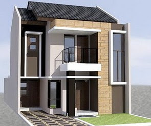 Denah Rumah  Minimalis 2  Lantai  Type  60 Home Desaign