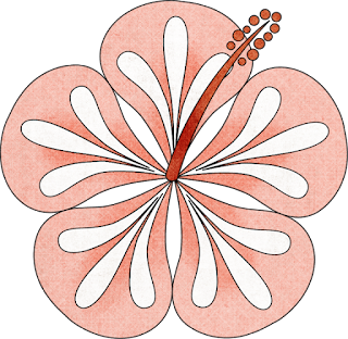 Flowers of the Girls Luau Clipart.