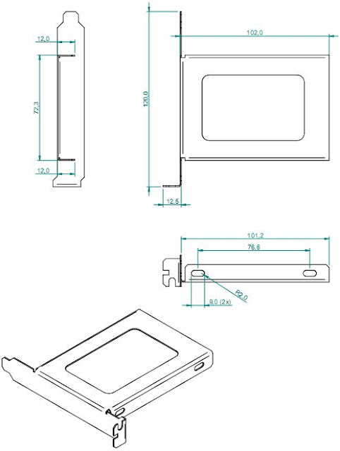 Adaptador de Slot NK039999-C213 para SSD