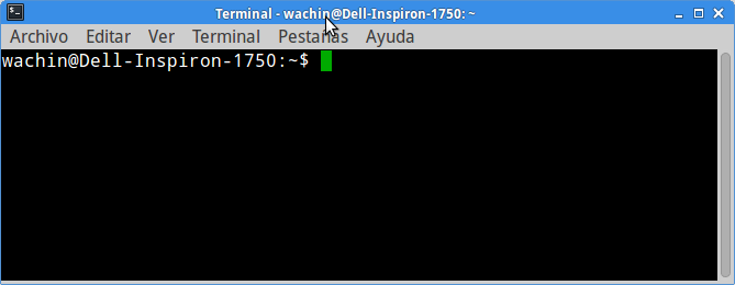 ¿Cómo saber el nombre de usuario? para usarlo en la terminal, ejemplo para VirtualBox