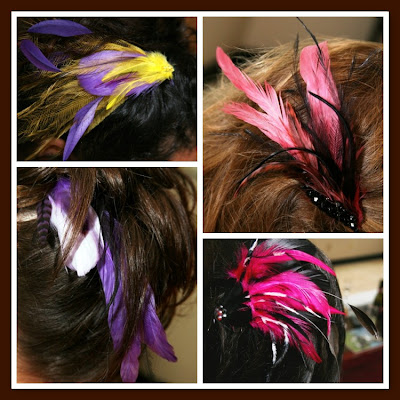 Bridesmaid Hair Accessories on Wedding And Event Planner S Blog  Fashionable Feather Hair Accessories