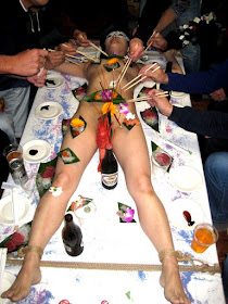 Japanese Nyotaimori (Naked Body Sushi)