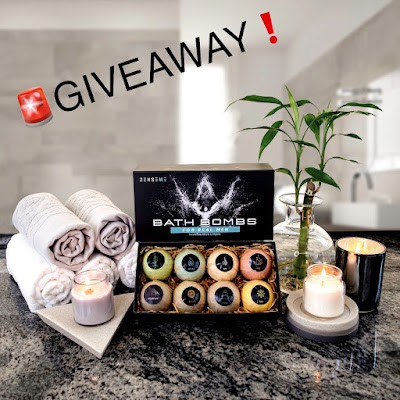 zenseme bath bomb giveaway