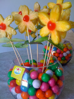 Centerpieces with Pineapple, Part 2