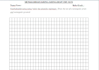 MENGGAMBAR JARING-JARING BANGUN RUANG (SEBUAH LEMBAR KERJA)
