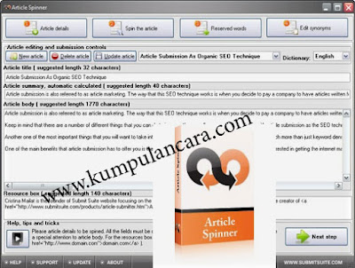 Article Spinner 3.0.2.0