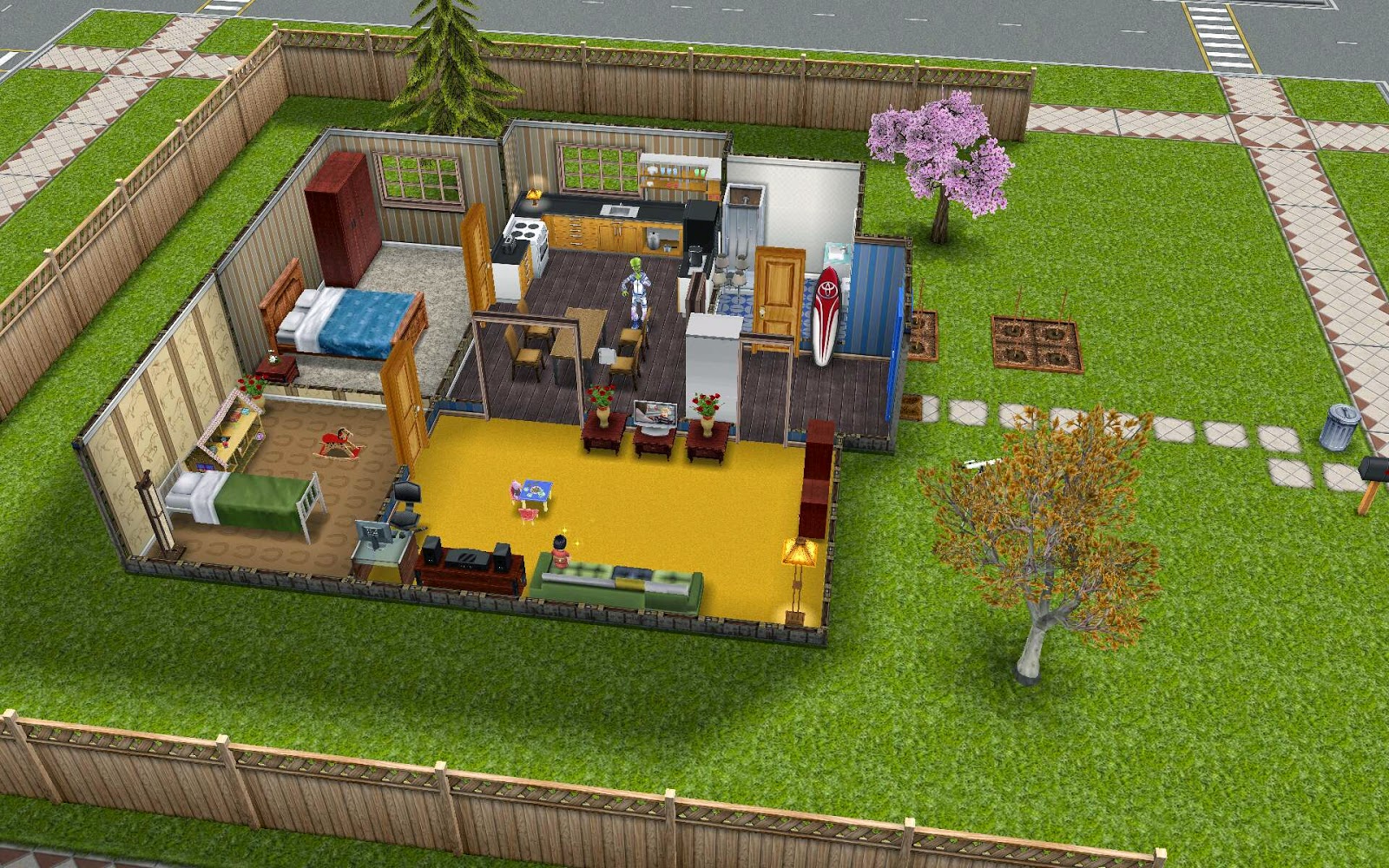 Sims Freeplay Housing Standard Plot Residence