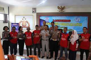 Polisi Launching Komunitas Peduli Korban Laka Lantas di Yogyakarta