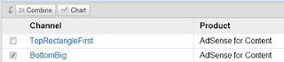 Choose Google AdSense performance channel