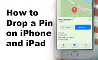 How to Drop a Pin On iPhone and iPad