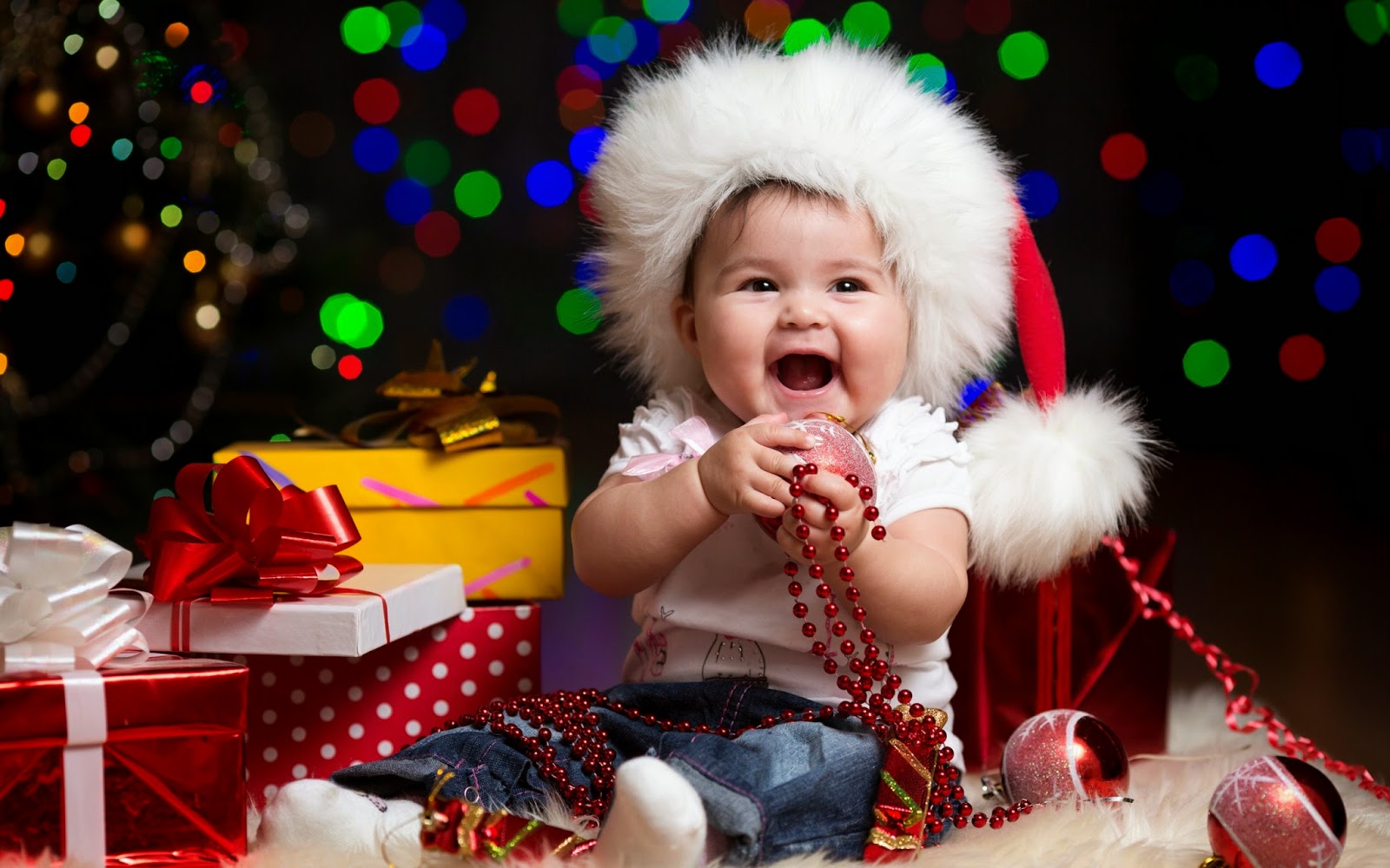 Koleksi Foto Bayi Bayi Lucu Merayakan Hari Natal Si Gambar