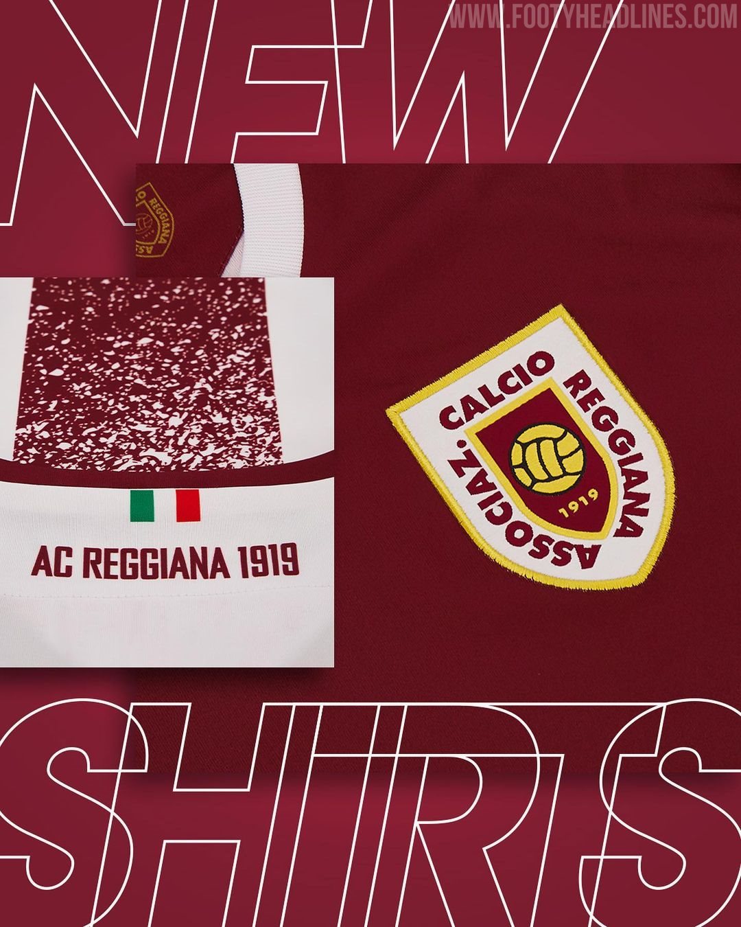 kapillærer chant perspektiv Reggiana 22-23 Home & Away Kits Released - Footy Headlines