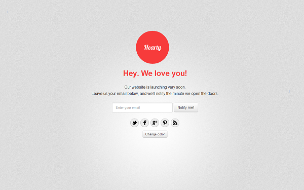 Download Hearty - landing pages bootstrap themes