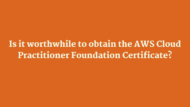 aws cloud practitioner