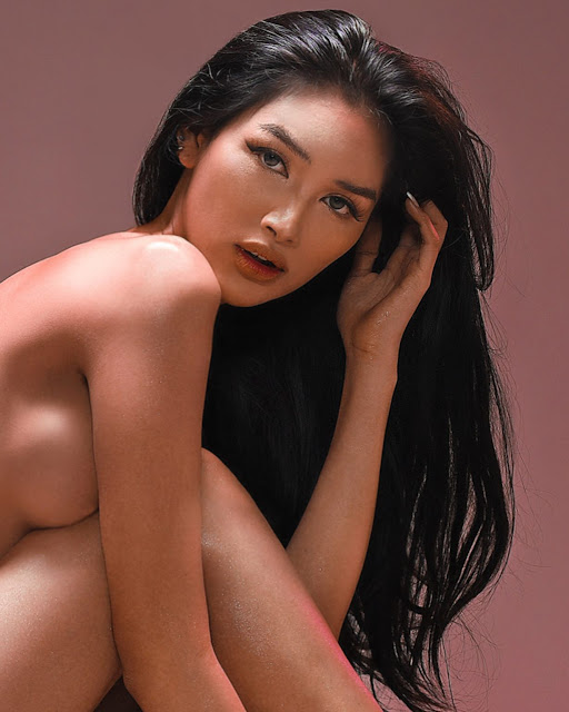 Francine Garcia – Beautiful Filipina Transgender Model in Naked Photoshoot