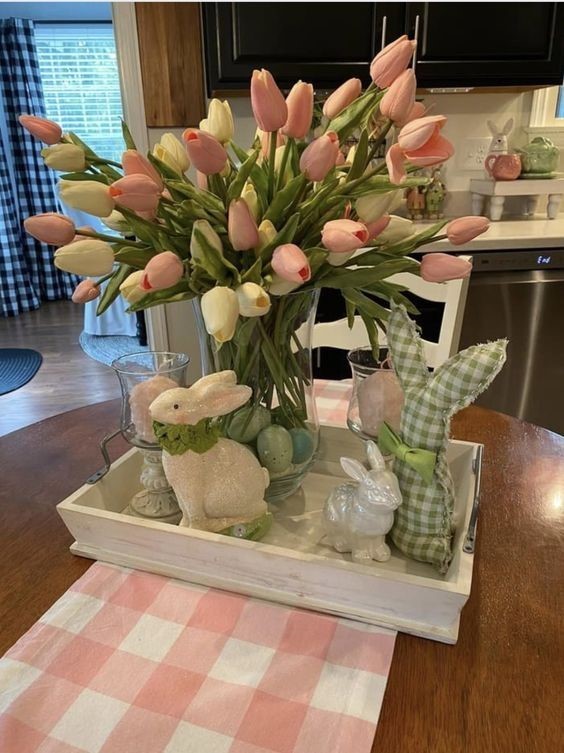 Easter/spring decoration ideas for table